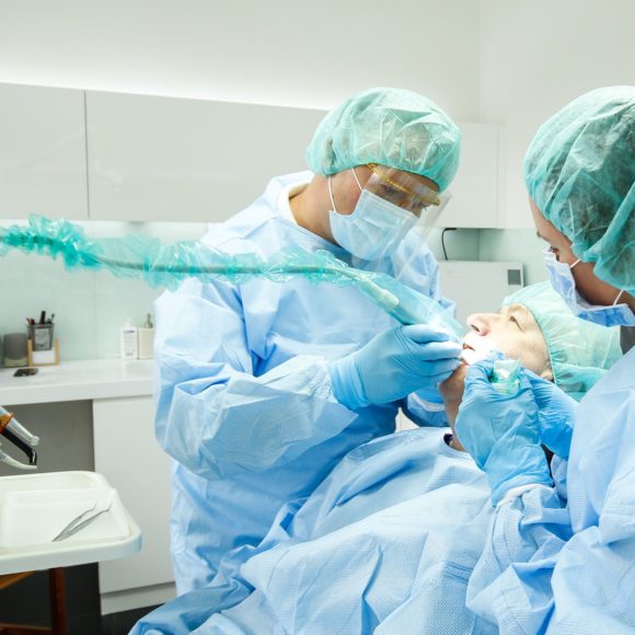 Replacement of missing teeth with implants